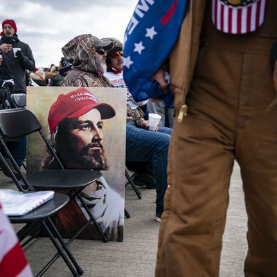 President Trump Holds A ‘Make America Great Again’ Victory Rally