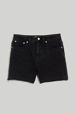 Madewell Curvy High-Rise Denim Shorts in Lunar Wash