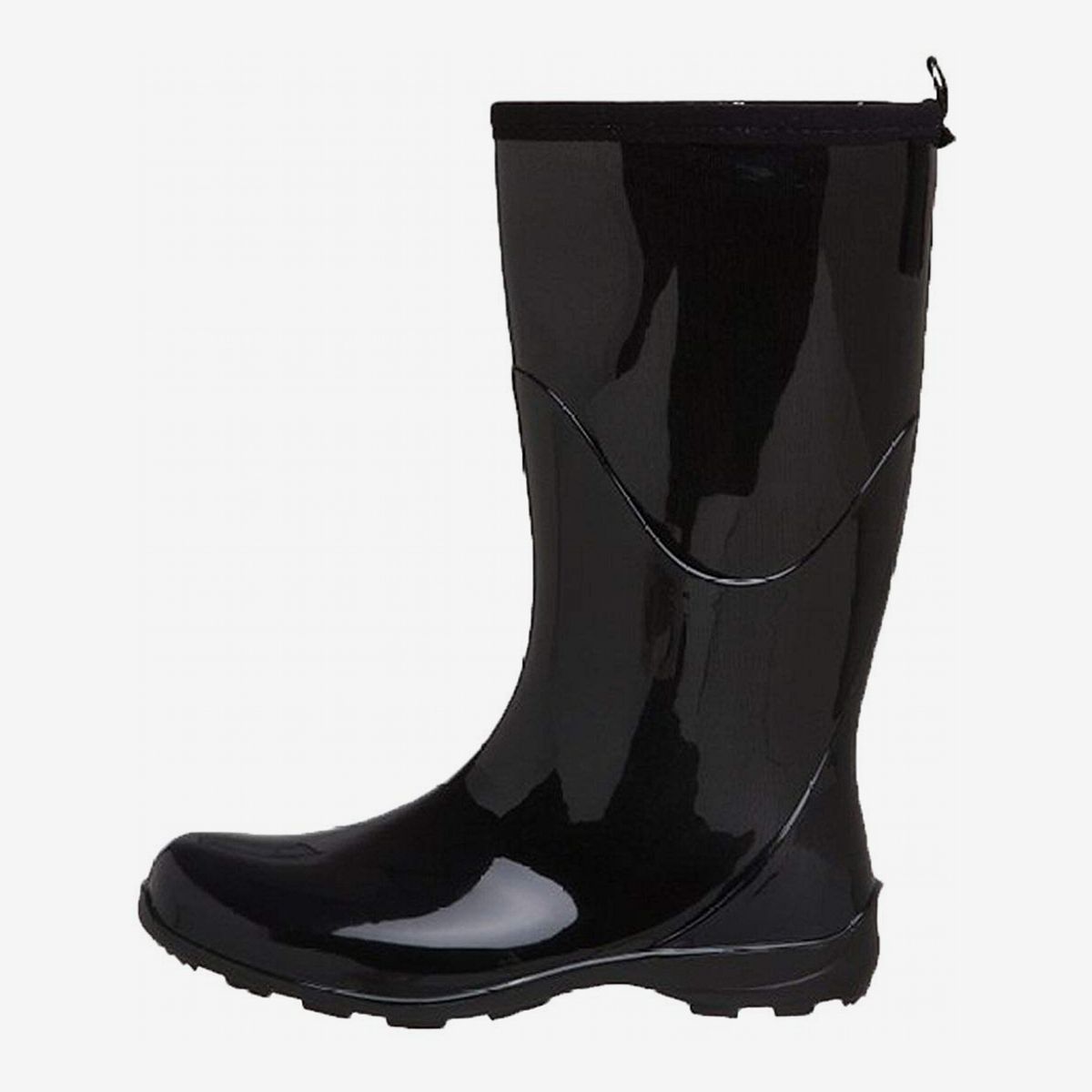 little black rain boots