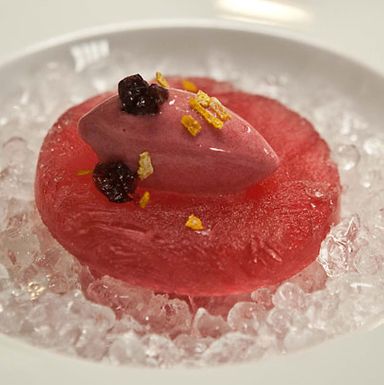 ...酸果蔓冰糕的成品。