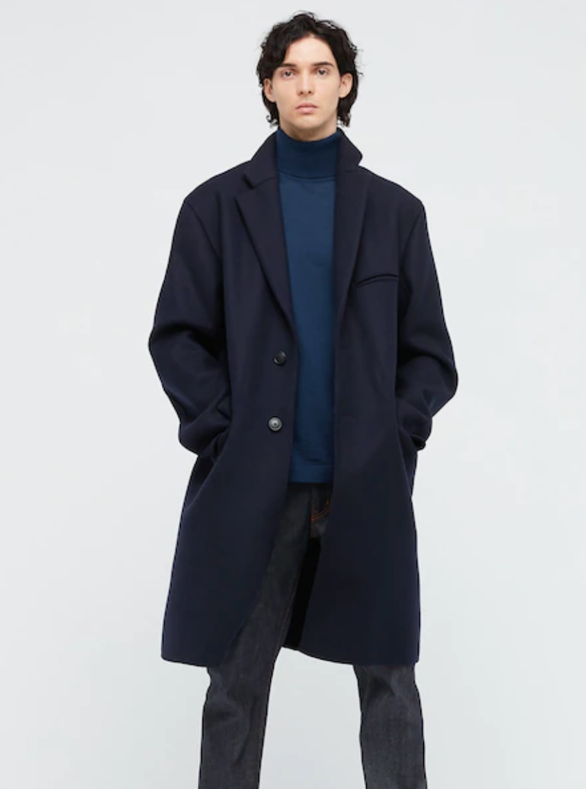 uniqlo j pea coat