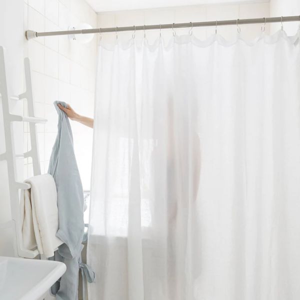 Brooklinen Linen Shower Curtain