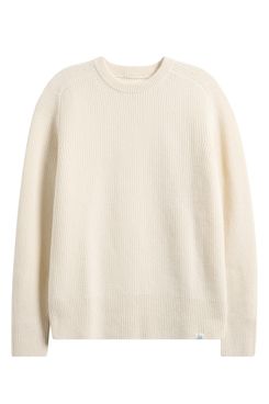 Merz B Schwanen Wool & Cashmere Rib Crewneck Sweater