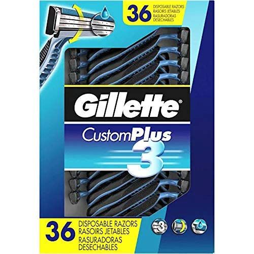 Gillette CustomPlus 3 Disposable Razors