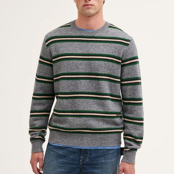 Madewell Men's Crewneck Sweater in Harbor Wool Blend