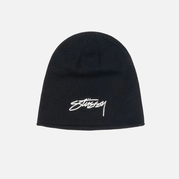 Stussy Skullcap Chain Stitch Rolled Edge