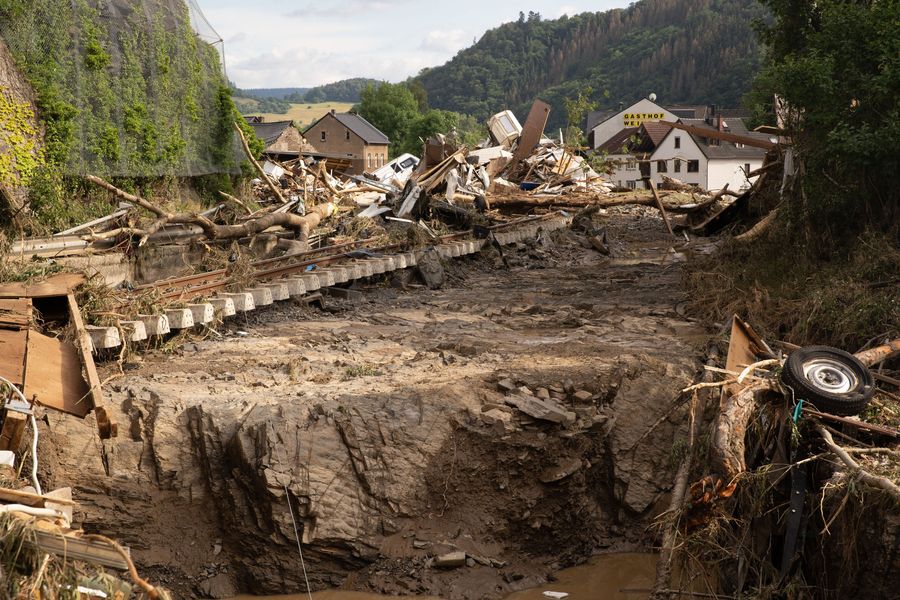 Devastating Scenes After Deadly Floods In Germany, Belgium