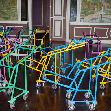 People movers at MEEM Performance at the Miami Grand Theatre within the Castle Beach Resort.