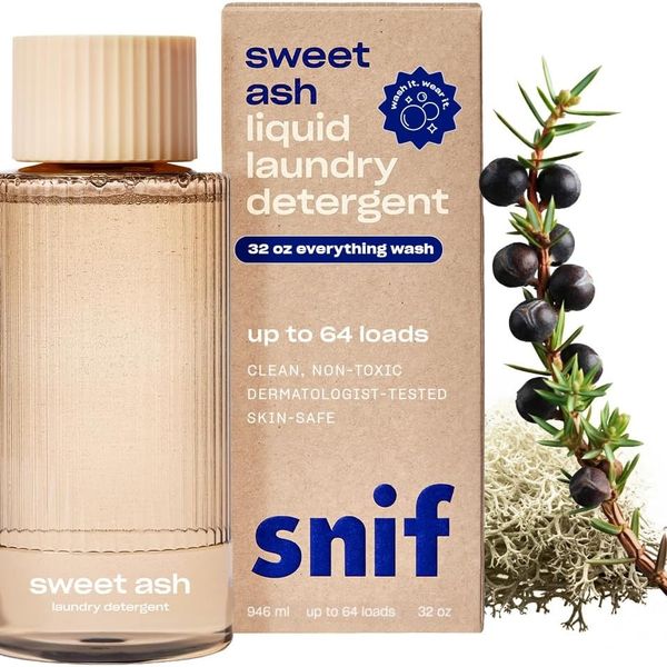 Snif Sweet Ash Laundry Detergent, Low Key Sweet and Earthy Scent