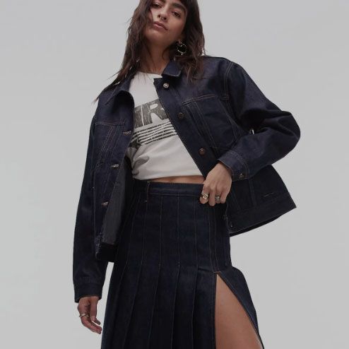 Topshop Boxy Denim Trucker Jacket