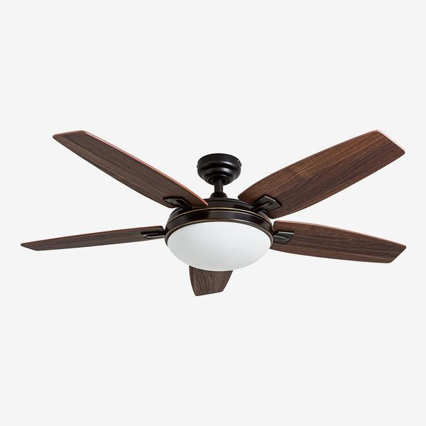 ceiling fan with top light