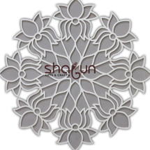 Shagun Arts & Crafts Lotus Rangoli Mat