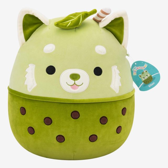 Squishmallows Original 14in Eitan The Matcha Boba Red Panda