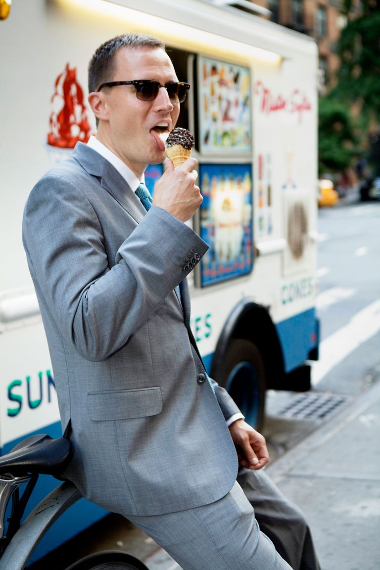 Men Get So Excited About Their Ice Cream!