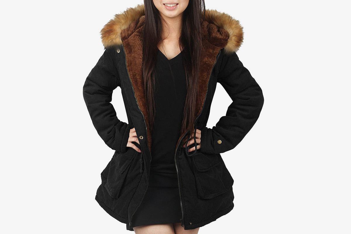 expensive coats with fur hoods