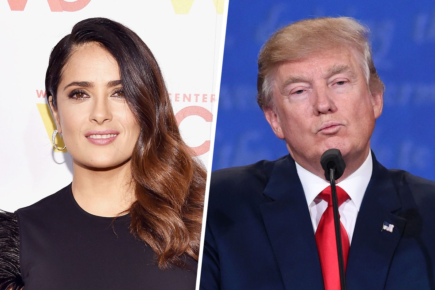 Salma Hayek: Trump Planted Gossip in the National Enquirer