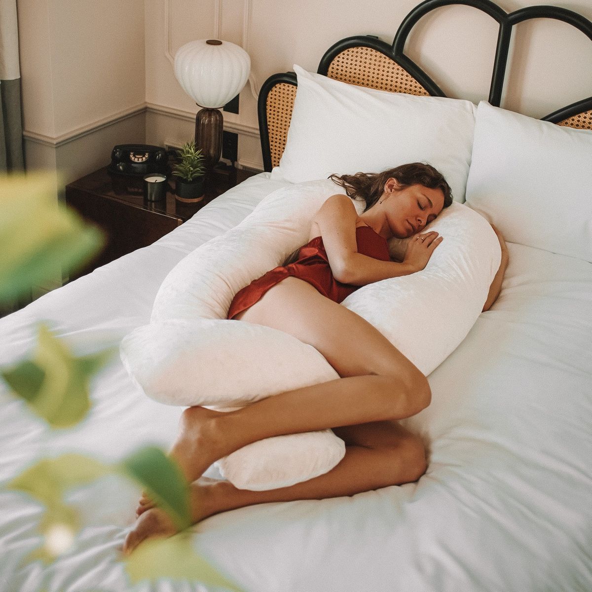 Zooarts Side Sleeper U-Shaped Pillow-Promote Perfect Sleep Posture 