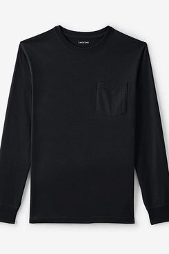 Lands' End Men's Long Sleeve Super-T Shirt