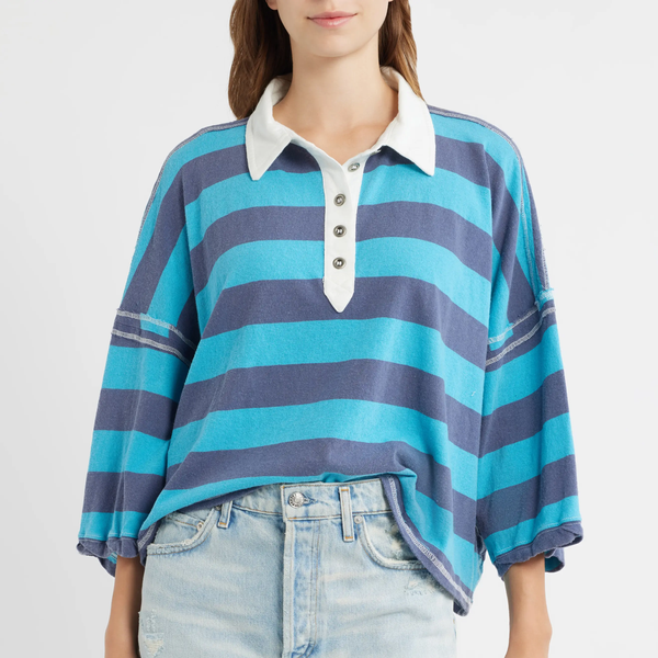 Free People Auggie Stripe Top