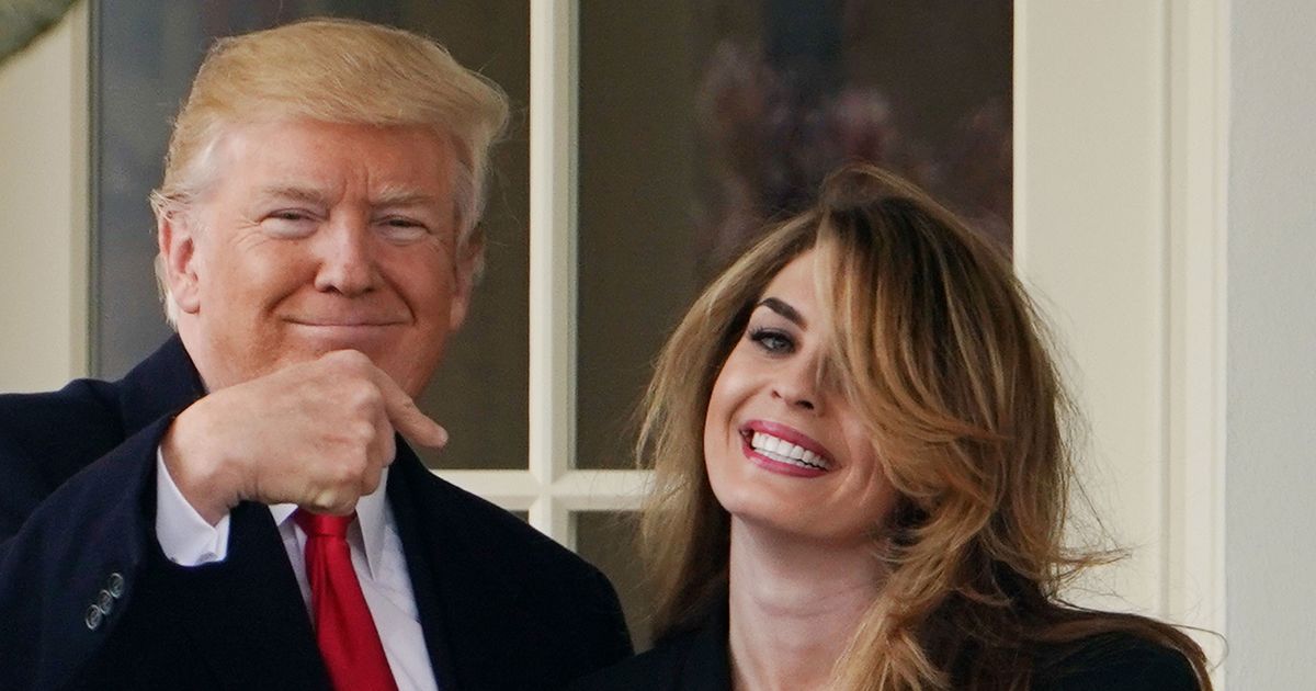 Photos of Donald Trump and Hope Hicks on Her Last Day