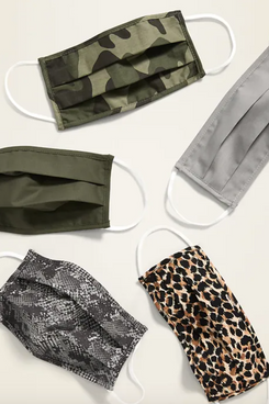 Old Navy Variety 5-Pack of Triple-Layer Cloth Face Masks for Adults
