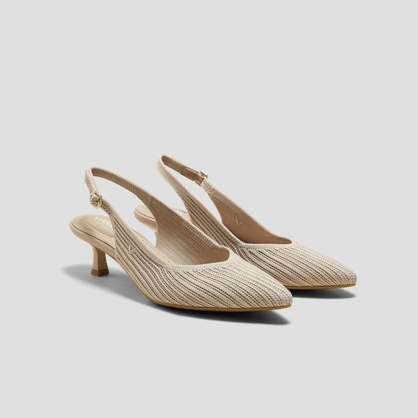 Vivaia Pointed-Toe Kitten Slingback (Selena)