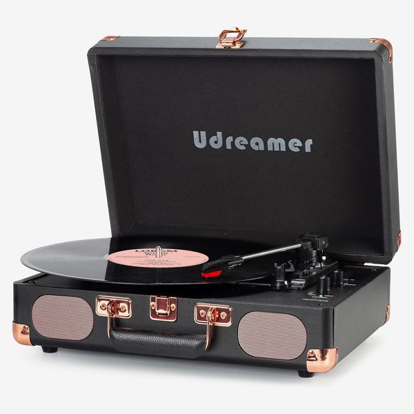 Udreamer Vinyl Record Player, Stereo Bluetooth