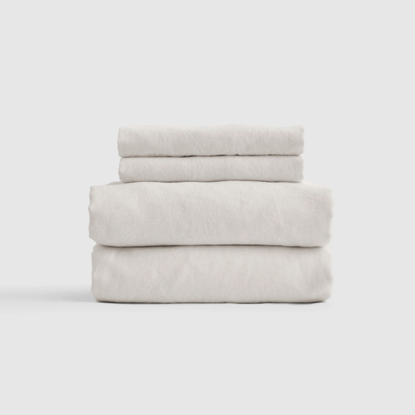 European Linen Quince Sheet Set - Queen