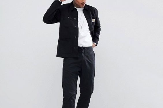 Carhartt WIP Michigan Chore Jacket In Black