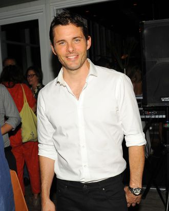 James Marsden==The Cinema Society and Gents host the after party for Magnolia Pictures' PRINCE AVALANCHE==Jimmy at the James, NYC==July 31, 2013==?Patrick McMullan==Photo- Paul Bruinooge/PatrickMcMullan.com====