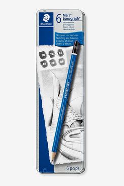 Staedtler Lumograph Graphite Drawing and Sketching Pencils, Set of 6 Degrees