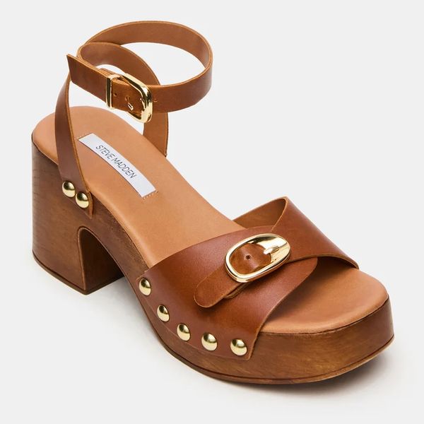 Steve Madden Kruise Tan Leather Sandal