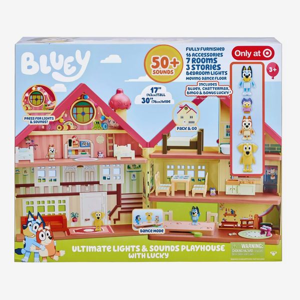 Bluey Ultimate Lights & Sounds Playhouse With Lucky