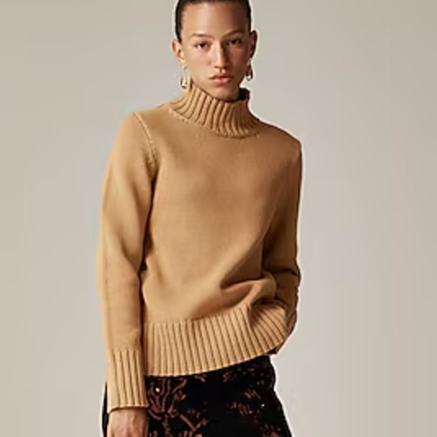 J.Crew Cotton Turtleneck Sweater