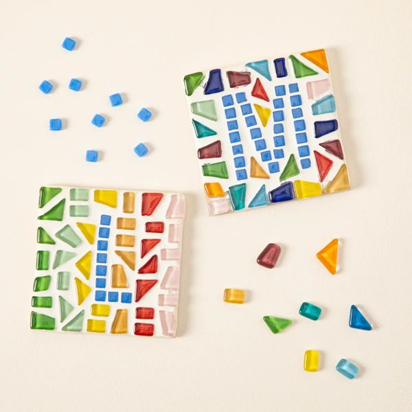 Mosaic Initial Coasters DIY Kit