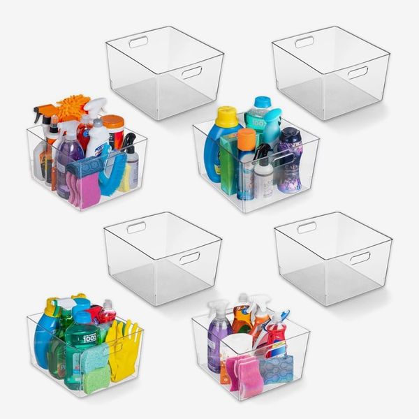 ClearSpace Clear Plastic XL Storage Bins – 8 Pack