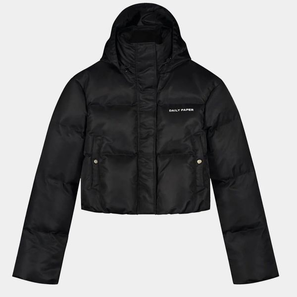 Gold Rush Puffer Trench - Black - Black / XS