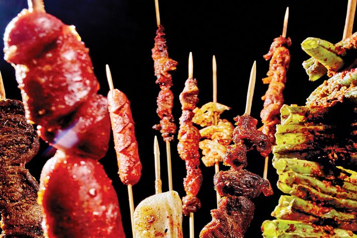 Taste of Northern China&#8217;s skewers.