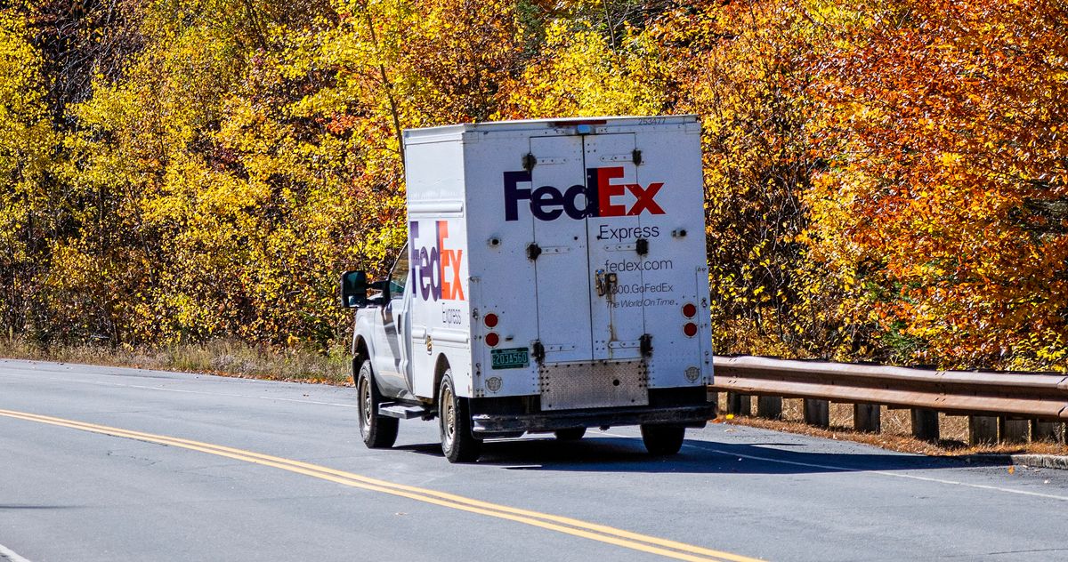 FedEx Driver Chucked Hundreds of Packages Into Ravine