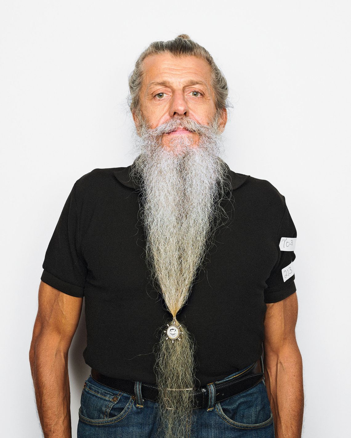 Look Book Competitors At A Beard And Mustache Competition