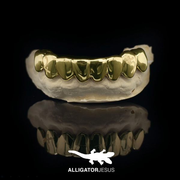 Solid Cap Gold Grillz