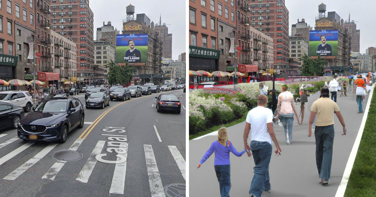 @betterstreetsAI Uses DALL-E to Design Walkable Streets