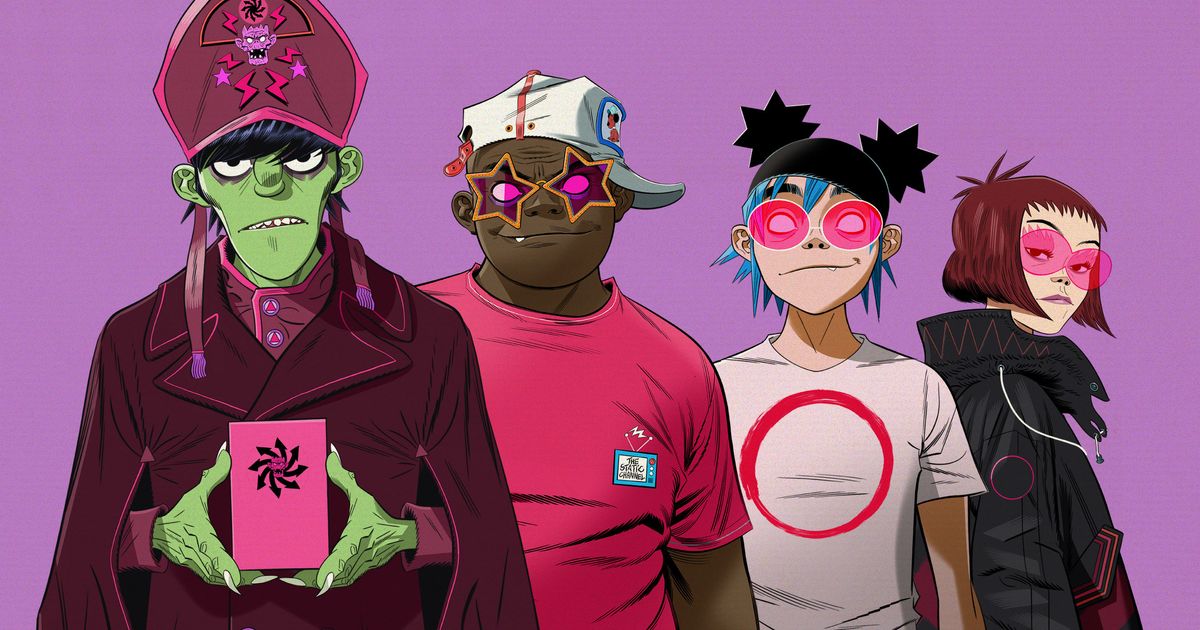 Gorillaz 2001 desktop wallpapers : r/gorillaz