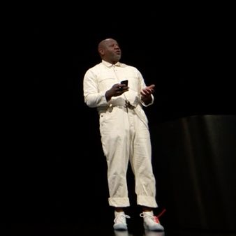 During Apple Live Event Executive S Jumpsuit Goes Viral