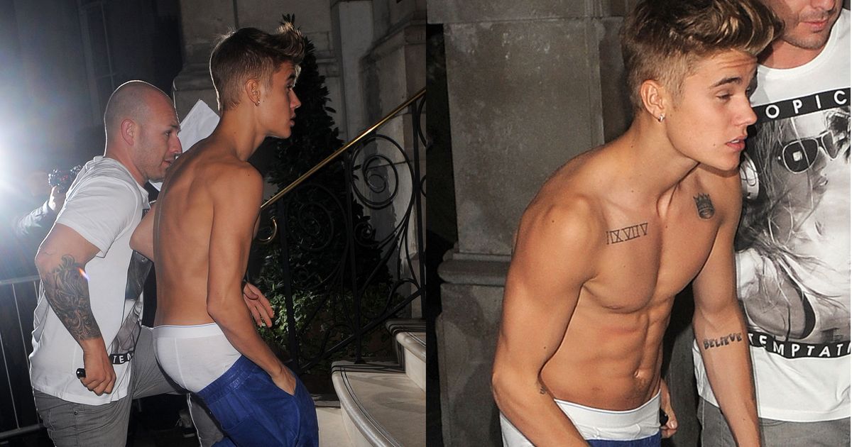 Are Bieber’s Abs Airbrushed On in This Picture? 