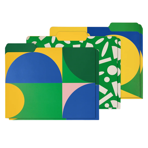 Poketo Essential File Folders - Set of 6
