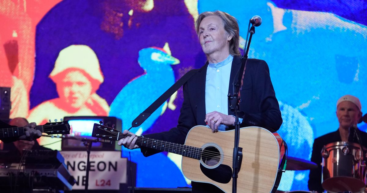 Paul McCartney Is Back Outside and on Fire