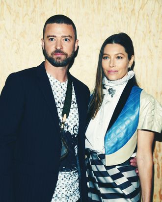 Justin Timberlake and Jessica Biel.