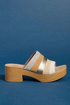 Matiko Striped Platform Sandals