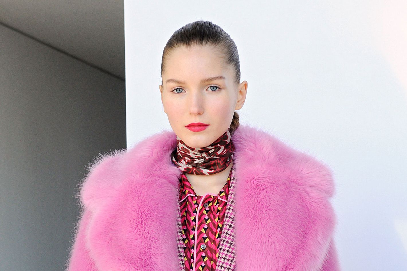 J.Crew Really Hit the Jackpot With This Pink Faux-Fur Jacket